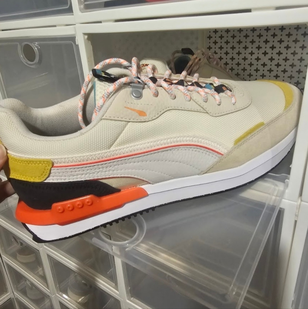 Puma City Rider HC Putty Cherry Men's NWOT